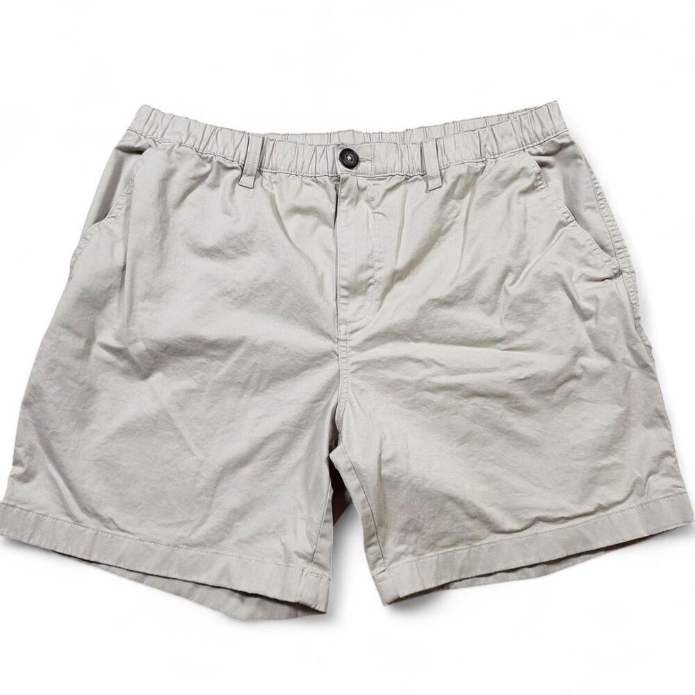 Chubbies Men's Khaki Tan Shorts Size XL Regular Fit 7" Inseam